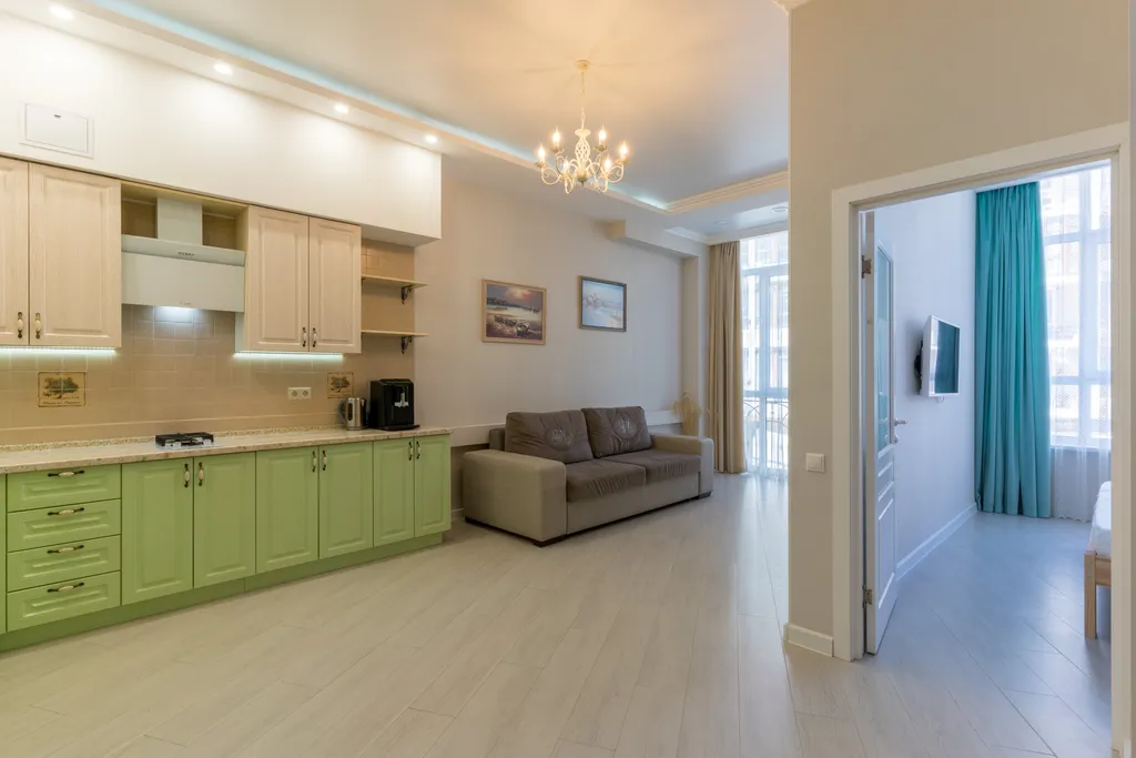 Квартира Квартира Евродвушка в 10 минутмх до самого чистого пляжа — Геленджик