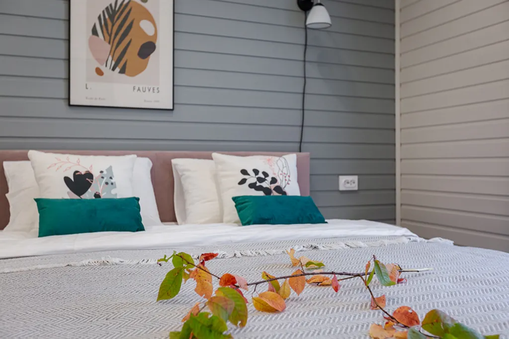 Озёрный дом с видом на живописный пруд