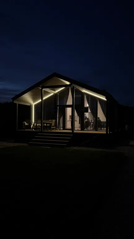 Дом с сауной и чаном