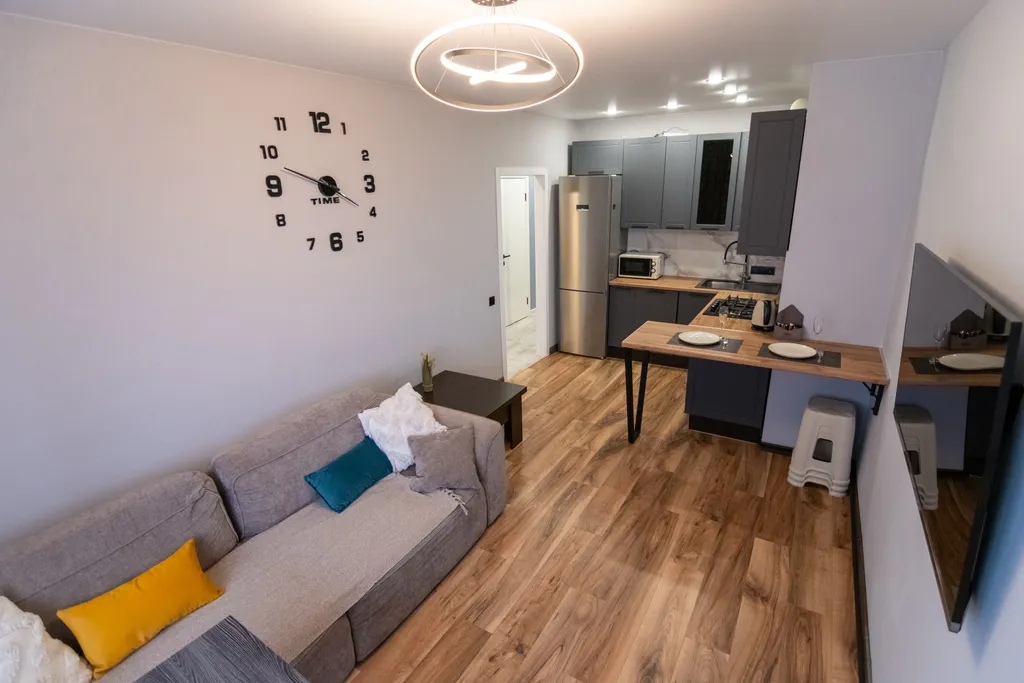 Апартаменты с новом ремонтом на четверых