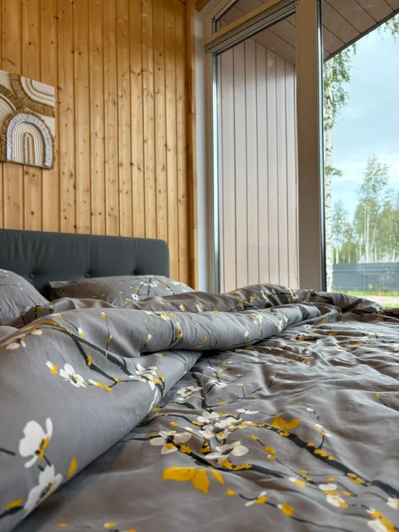 Уютный дом для семейного отдыха с детской площадкой