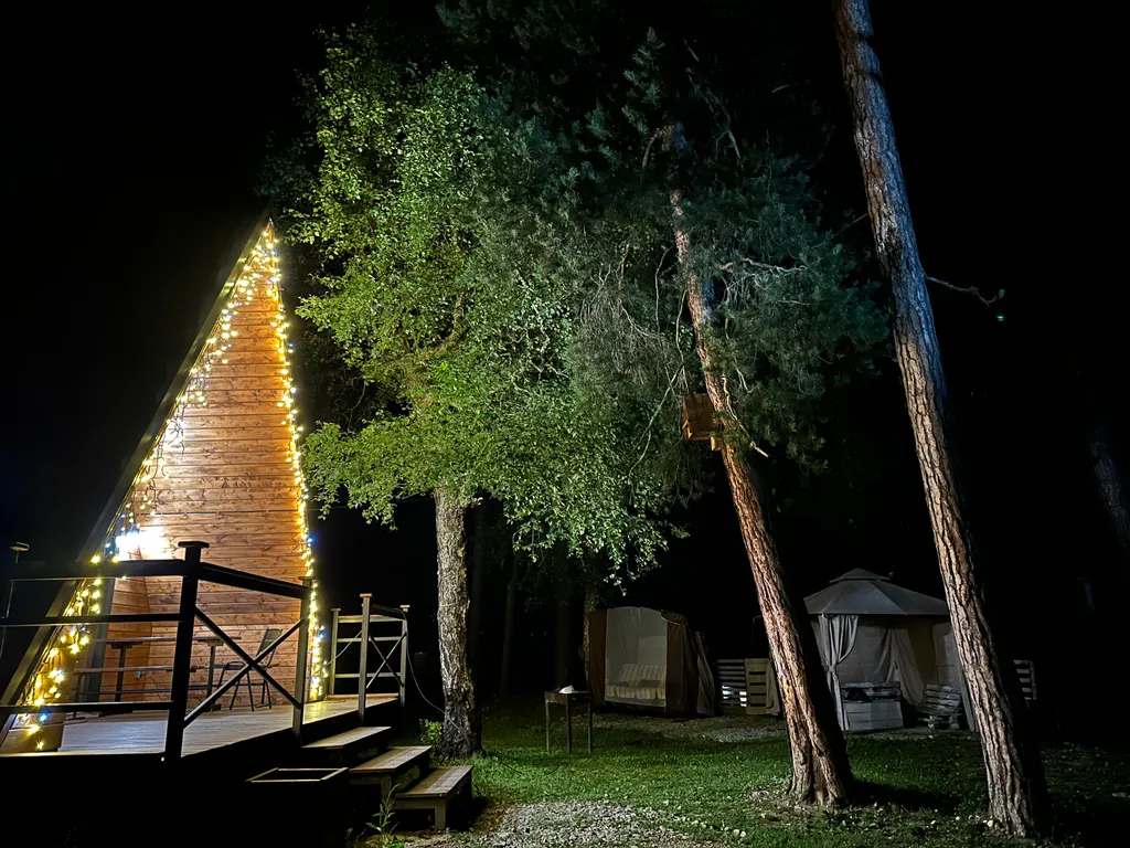 Коттедж Афрейм с видом на горы — Архыз