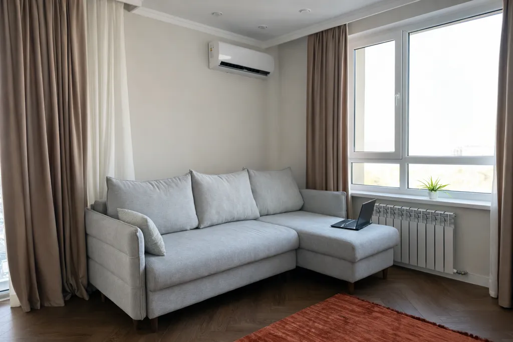 Просторная евротрешка бизнес-формата с видом на горы в ЖК Rams City