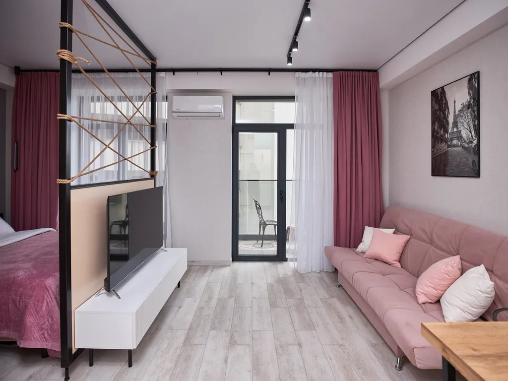 Квартира с балконом и видом на море Фестивальный ЛаМар 4