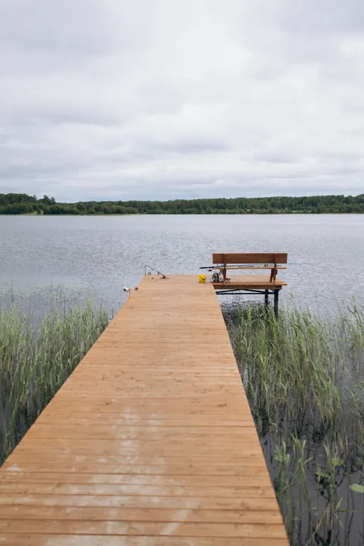 Загородный дом с баней и чаном