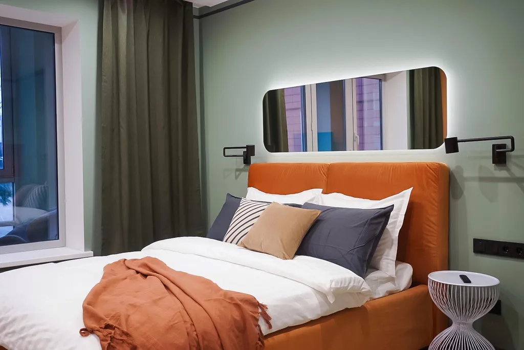 Квартира Квартира Современная студия Оранжевая с балконом — Калининград