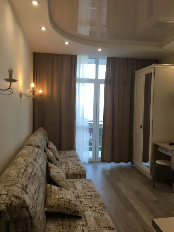 Уютная студия с шикарным видом на море у горы Кошка