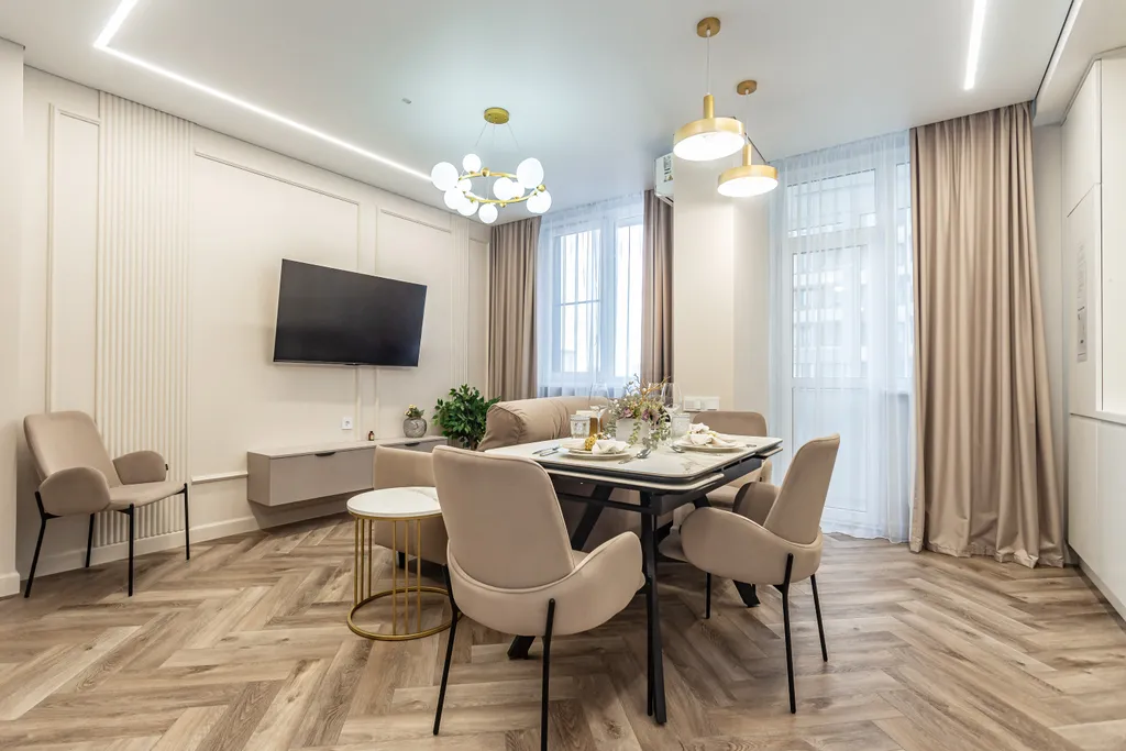 Дизайнерская евродвушка на 4 человека в центральной части города