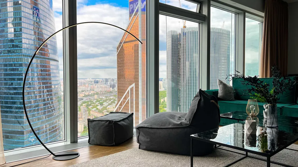 2-комнатные lux апартаменты Москва сити на 54 этаже