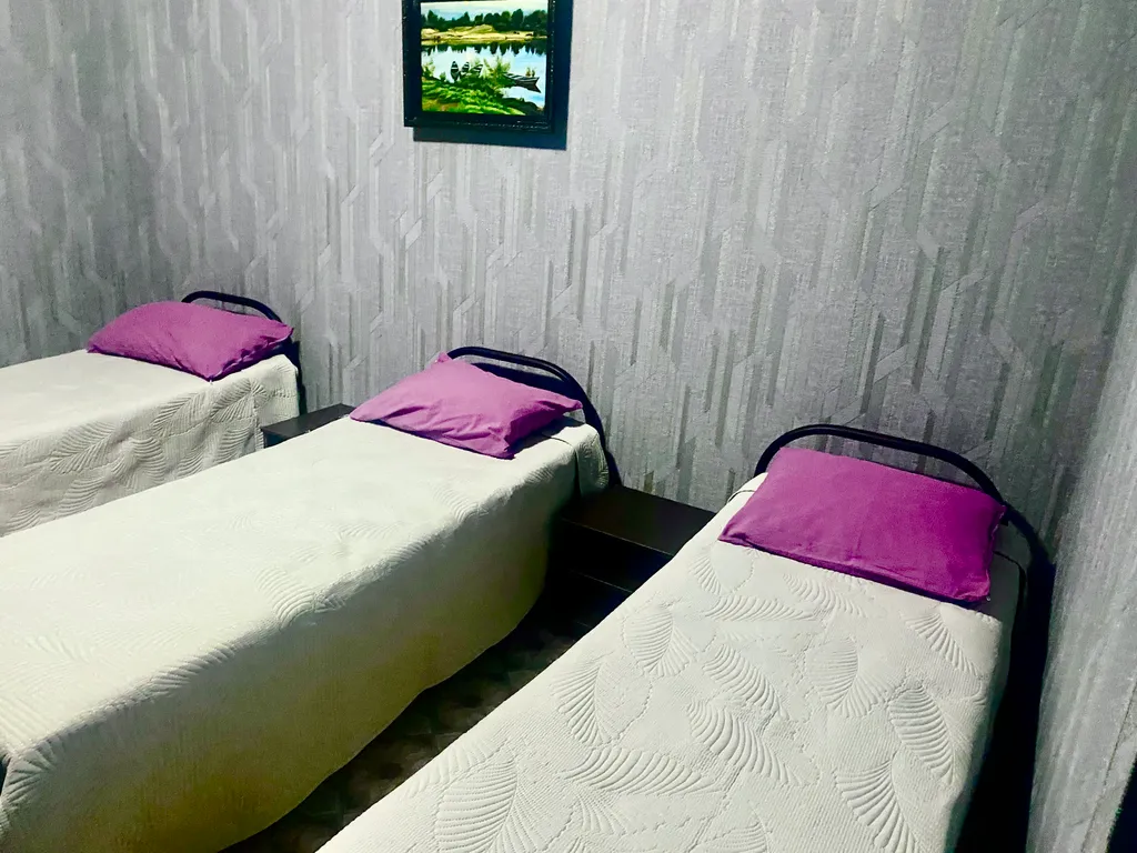 Комната с удобствами для 3 человек в частном доме