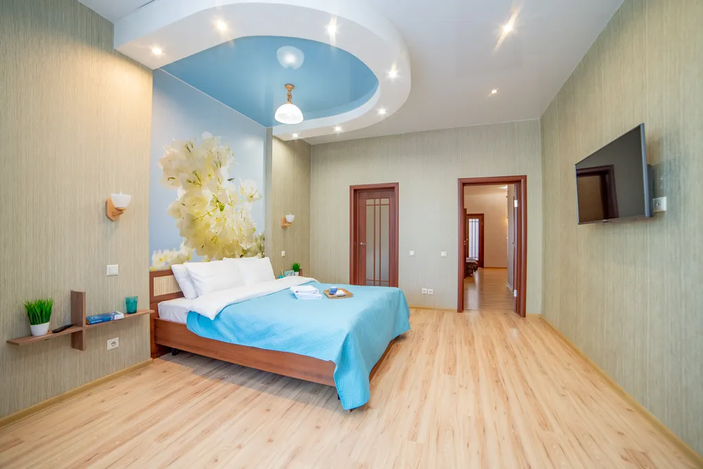 Красная вишня и голубика