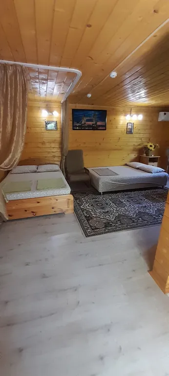 Коттедж Дом из бруса в саду — Анапа