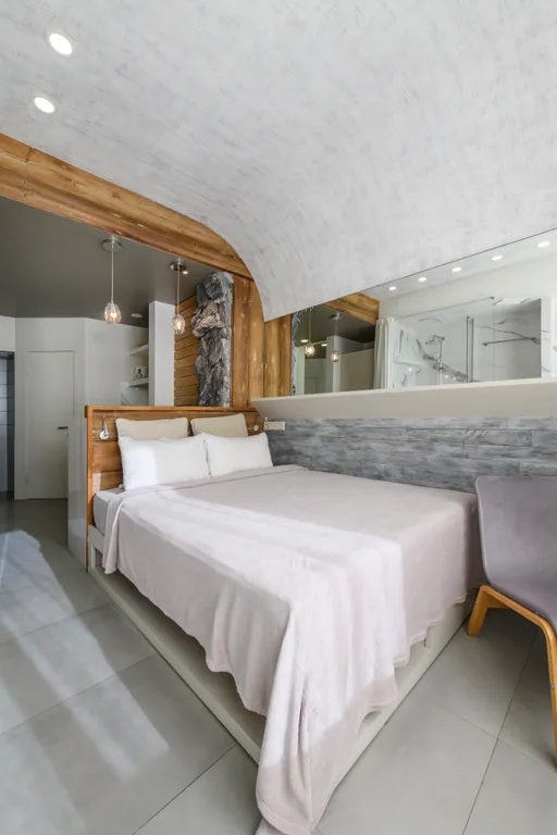 ЛАЙТ БЛЮ ДИЗАЙН-СТУДИЯ | 30 м² | Уют в стиле ростик с горным пейзажем!