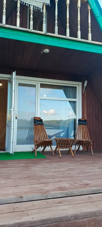 Дом в стиле A-Frame с сауной