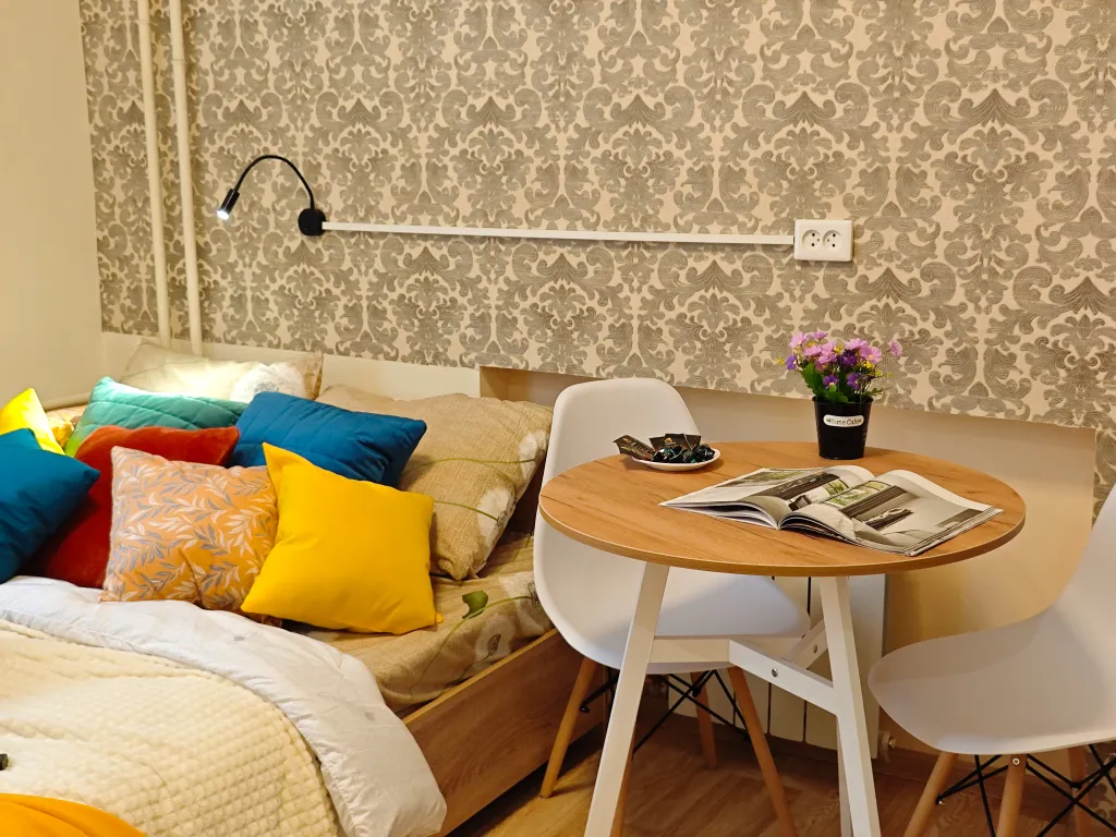 Двухместная студия для уютного проживания возле метро