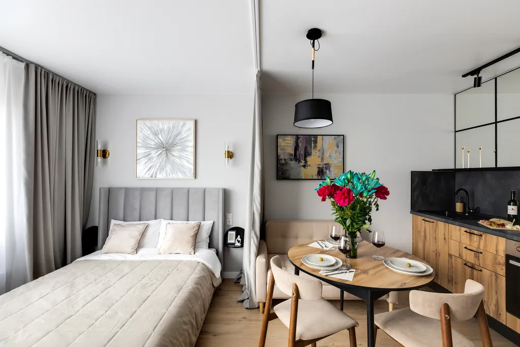 Уютная дизайнерская студия