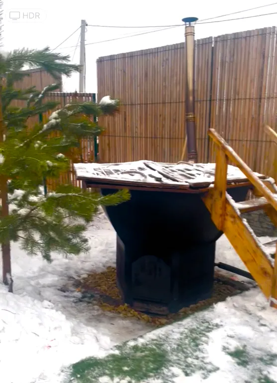 Афрейм домик с баней и чаном