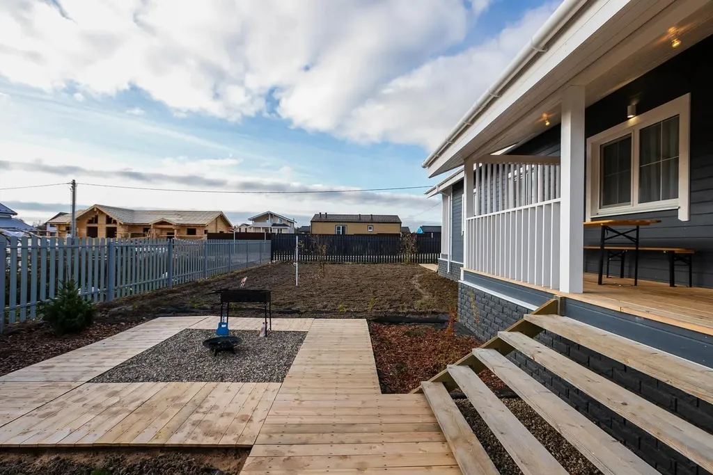 Нoвый уютный дом с баней на дровах