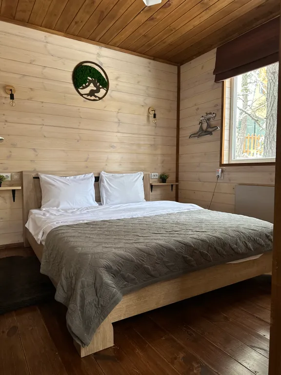 Коттедж Барнхаус III с видом на хвойный лес — Архыз