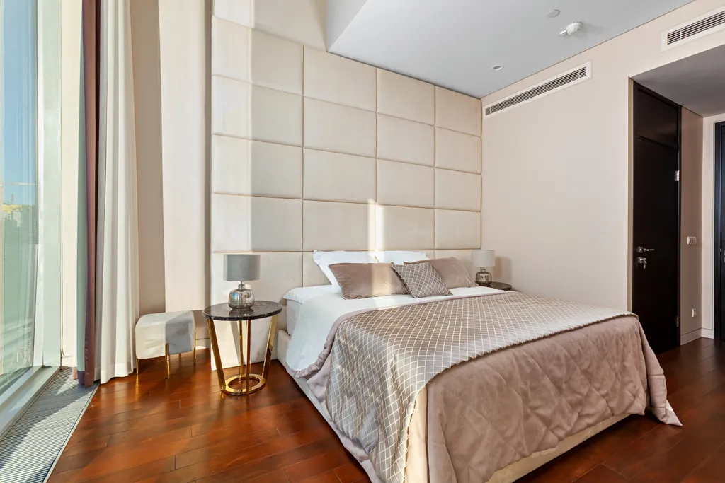 Стильный угловой апартамент в башне Око Москва-сити