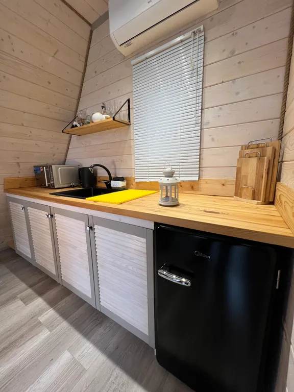 Spa-отдых в гостевом доме в стиле A-frame с отдельным двориком