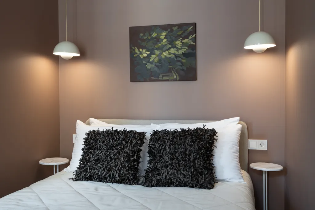 Просторная студия Mosaic brown с балконом для 3 гостей