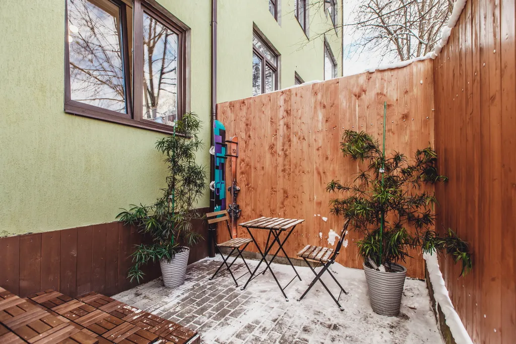 Уютное пространство в горах Green House