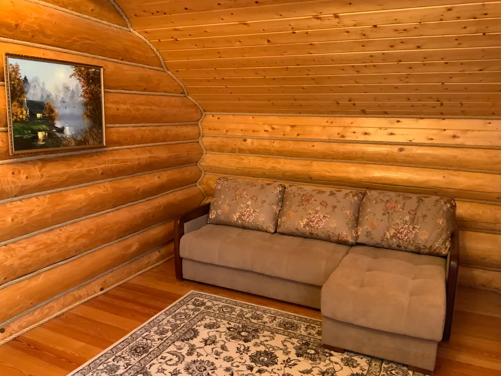 Дом-баня в деревенском стиле