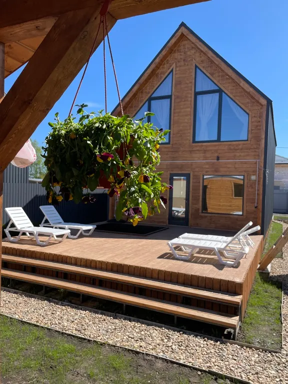 Барнхаус с баней и банным чаном