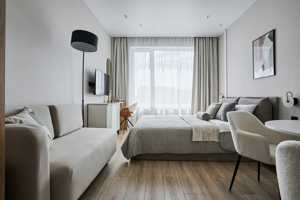 Квартира Квартира MyHomeYourHome в апарт-комплексе «Avenir Ladojsky» — Санкт-Петербург