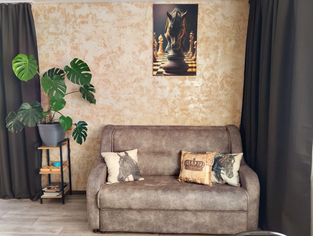 Квартира-студия Королевский конь в районе вокзала