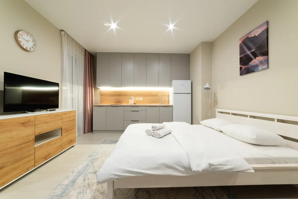 Квартира студия Минск Мир с балконом