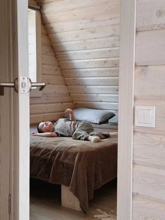 Дом у леса с баней и банным чаном