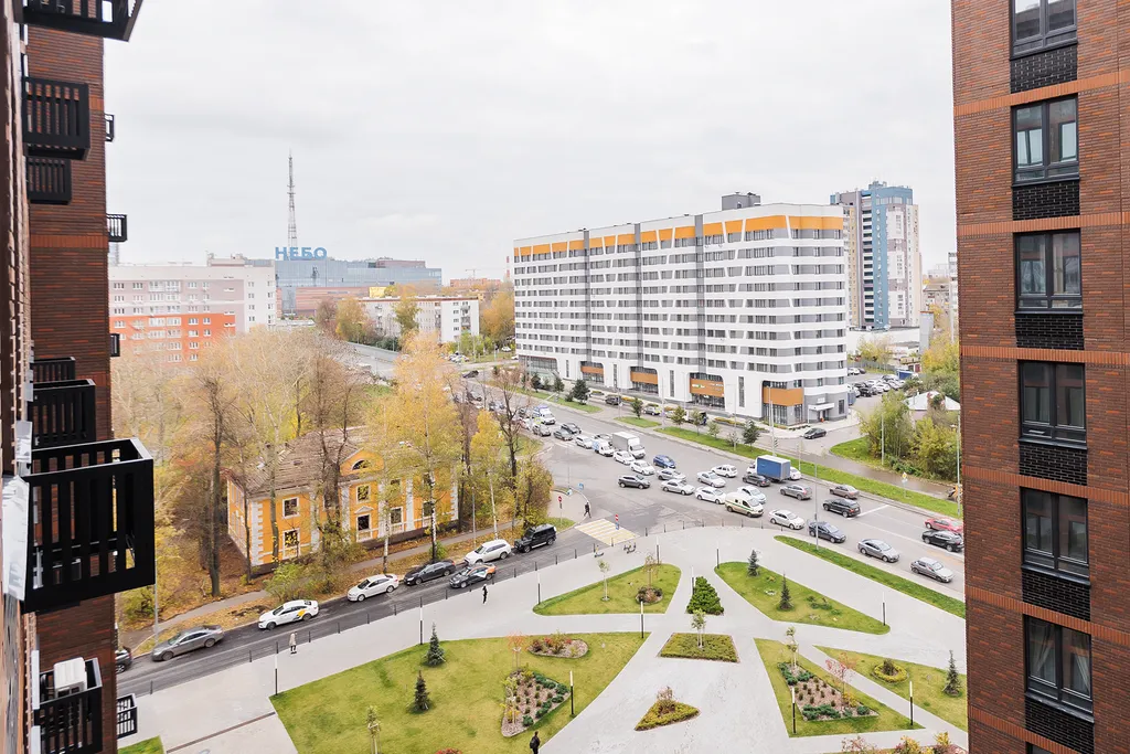 Нежный зефирный апартамент в KM Tower Plaza