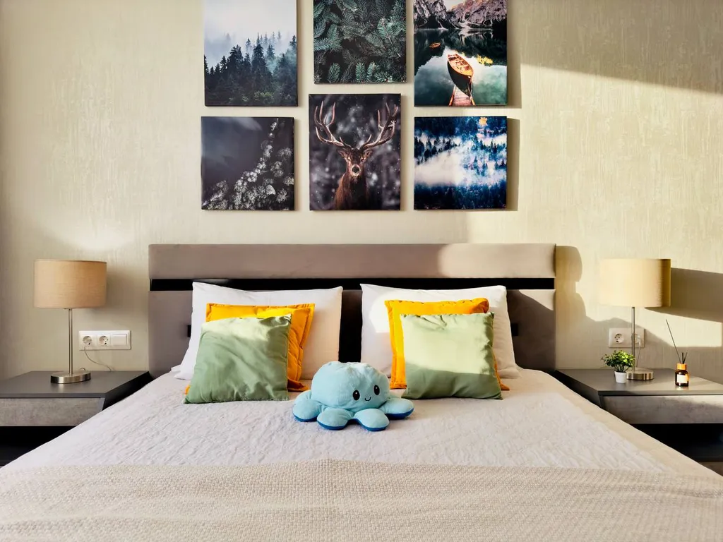 Квартира Квартира Студия с большой кроватью king size и видом на Енисей — Красноярск