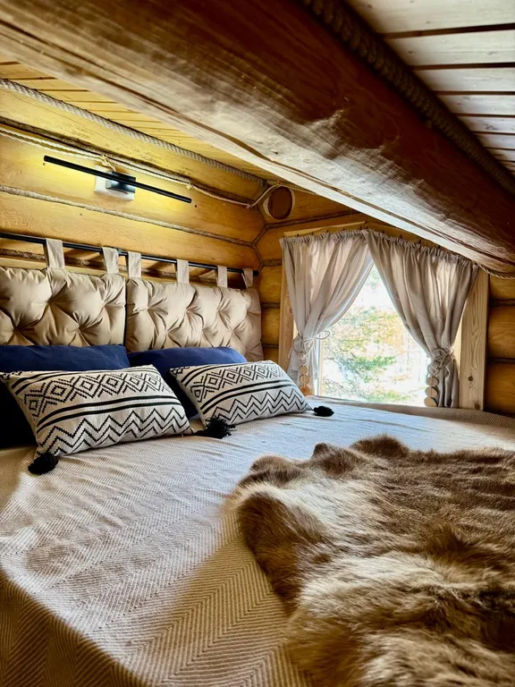 Уютный загородный дом-баня