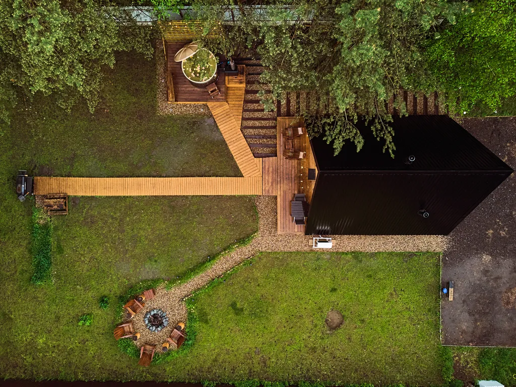 Треугольный дом A-frame