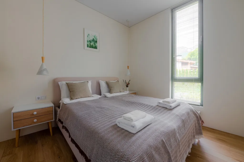 1-комнатные апартаменты с видом на горы и бассейном