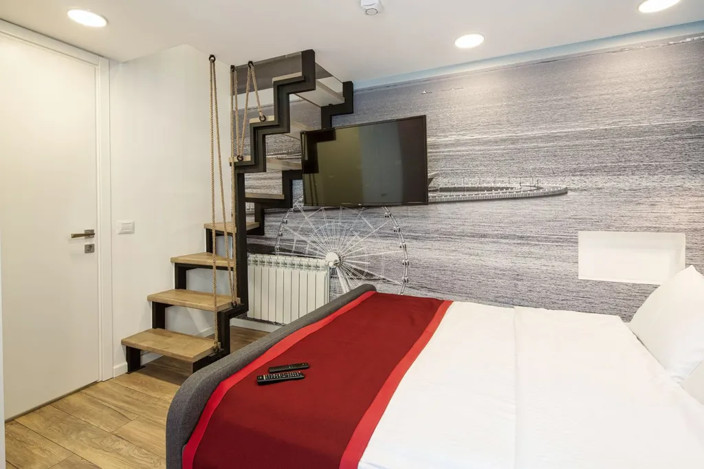 Апартаменты на 4 гостей с внутренним двориком