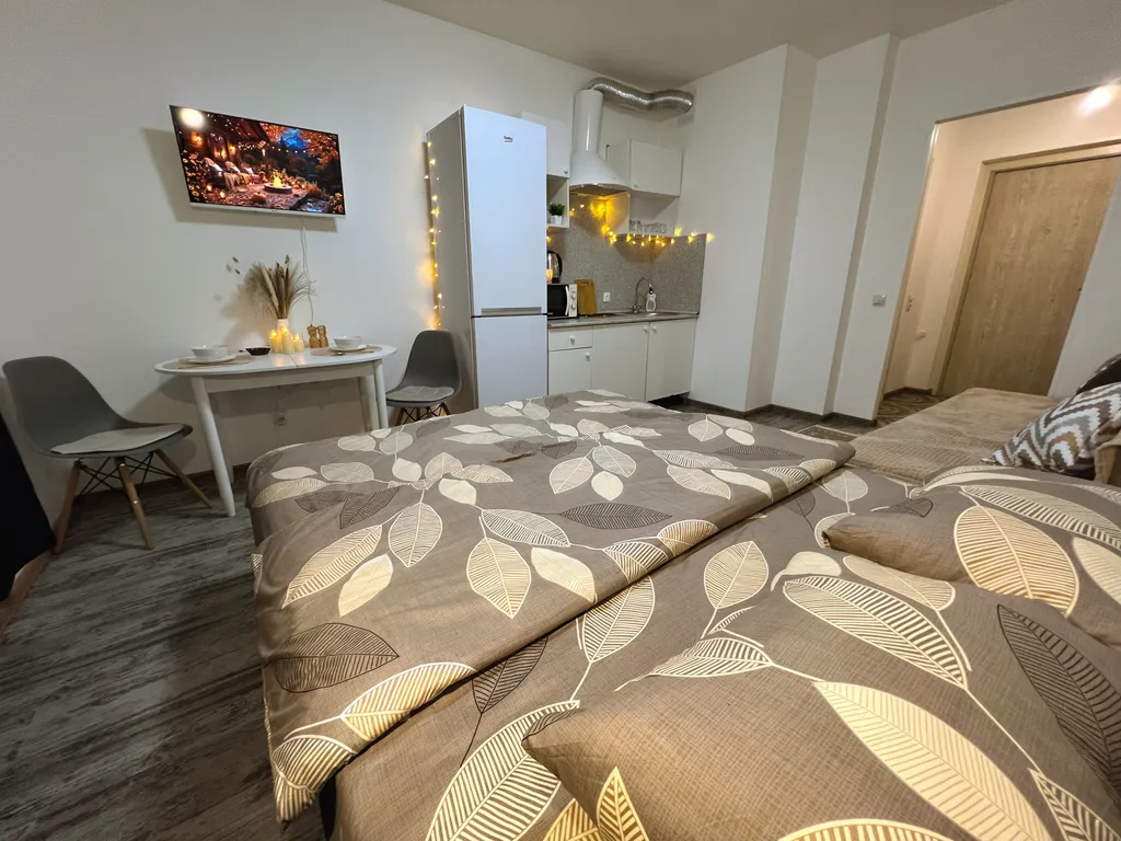 Комфортная студия в спокойных тонах у метро Девяткино