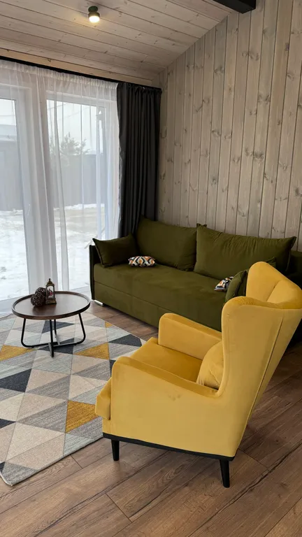 Дом с баней, сибирским чаном и теплой панорамной беседкой