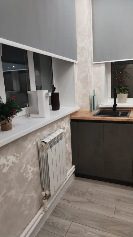 Уютная квартира с камином