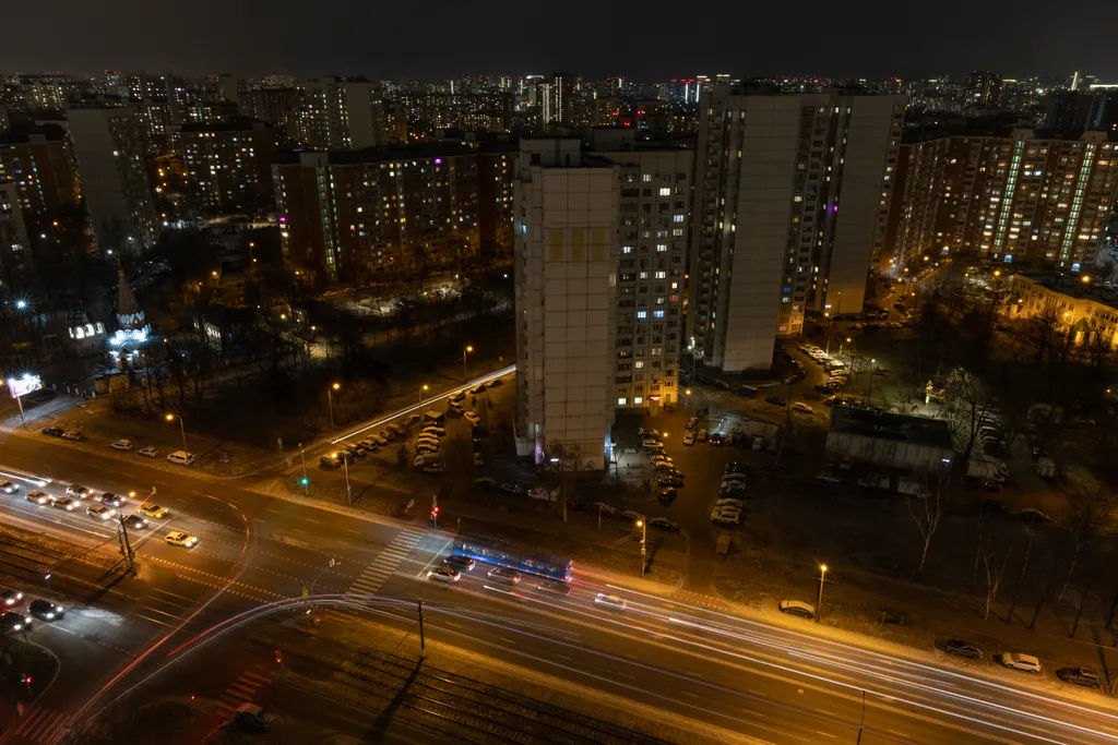 Квартира Апартаменты в видом на ночную столицу — Москва