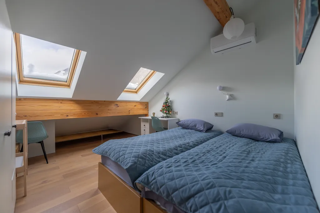 Уютная двухуровневая квартира в Красной поляне с видом на Ачишхо