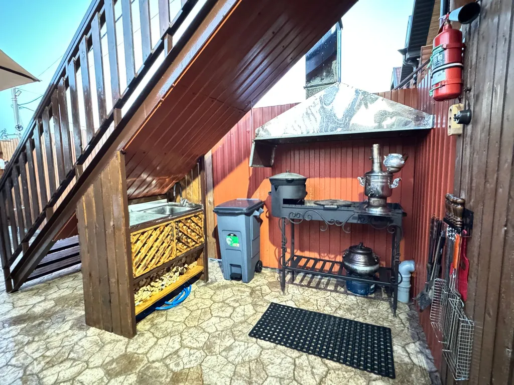 Домик у моря из бруса