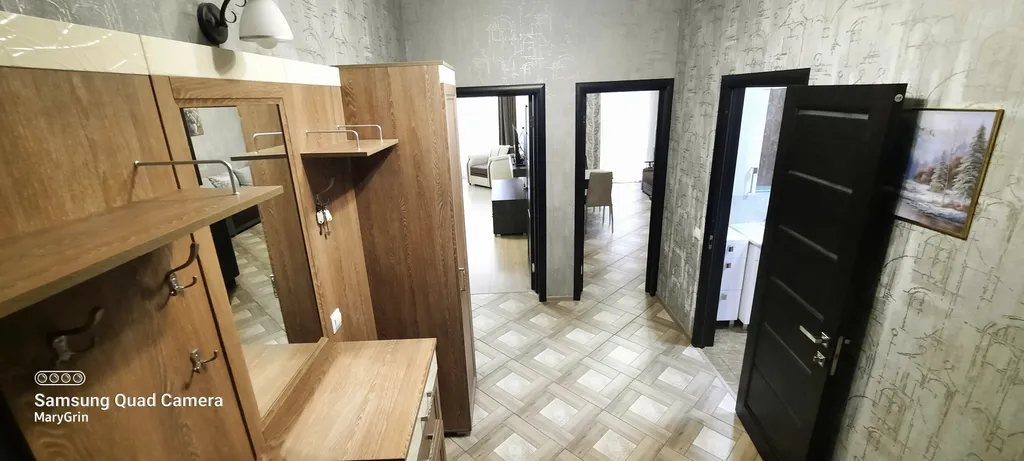 Квартира Новая уютная квартира с балконом на первой береговой, комфорт класса — Геленджик