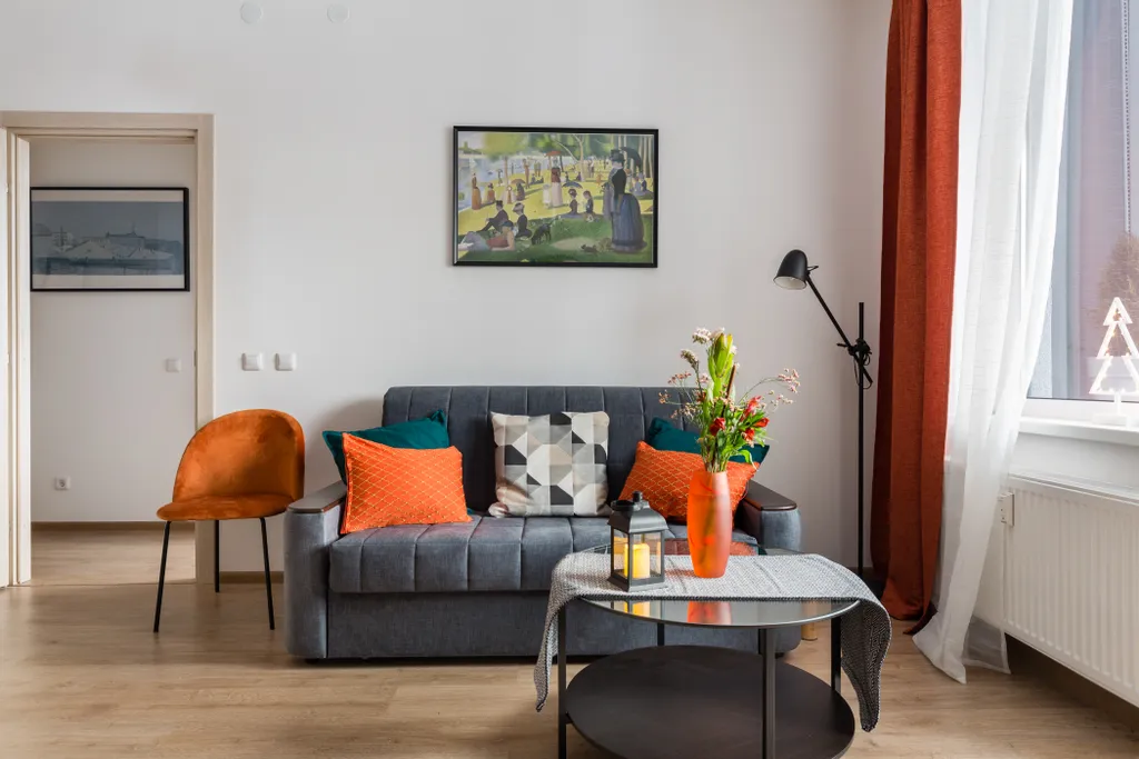 Стильная комфортная 1-комнатная квартира Pietari Lesnaya