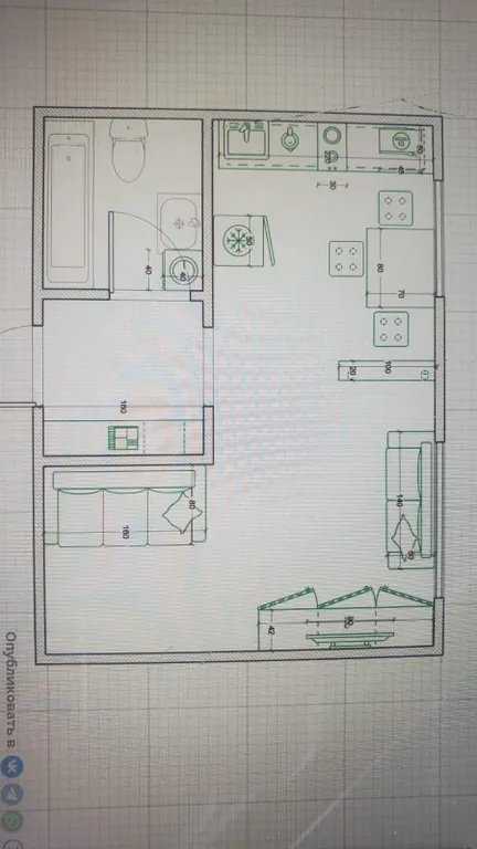 Небольшая квартира в хорошем районе
