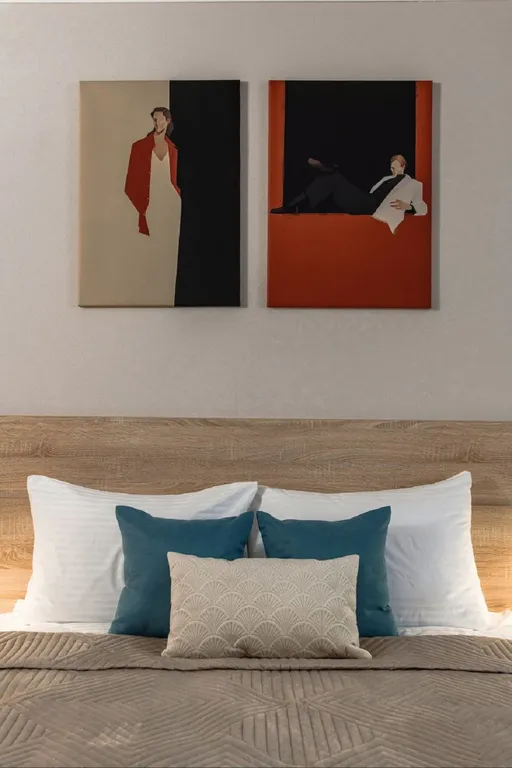 Стильная квартира Оранж с видом на Волгу, центр