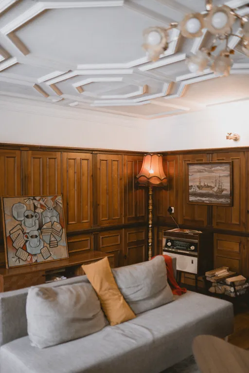 Усадьба Поспеева - дом с камином